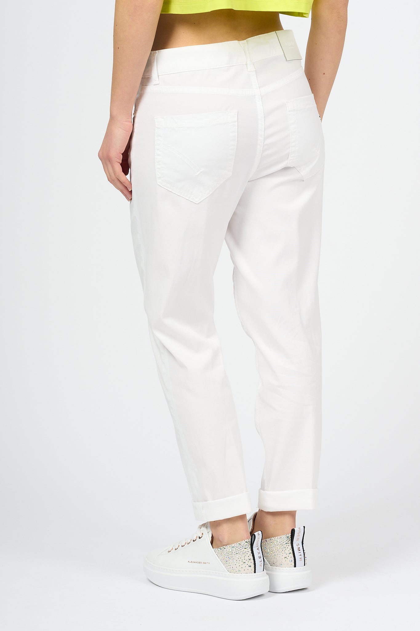Dondup Koons Jeans Leggero Bianco Donna-7