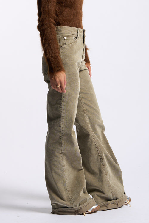 Dondup Pantalone Amber Wide Salvia Donna