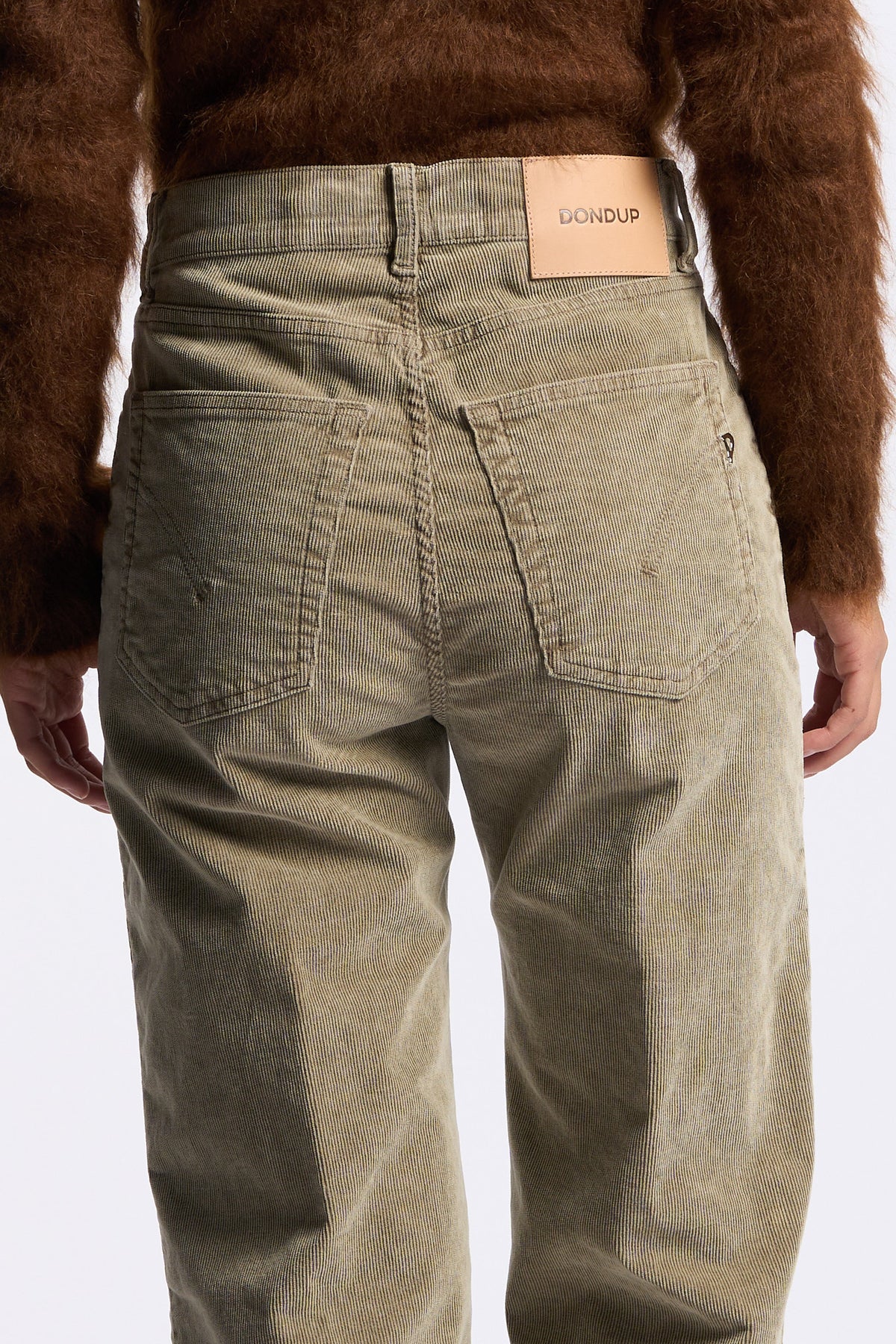 Dondup Pantalone Amber Wide Salvia Donna-3