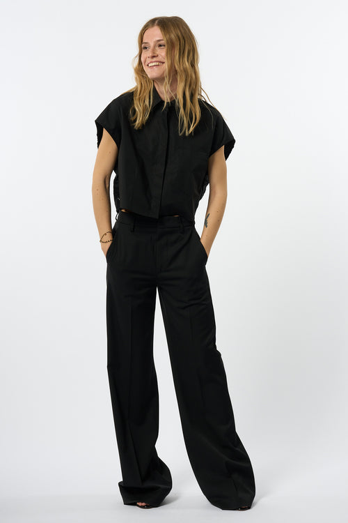 Dondup Pantalone Janice Nero Donna-2