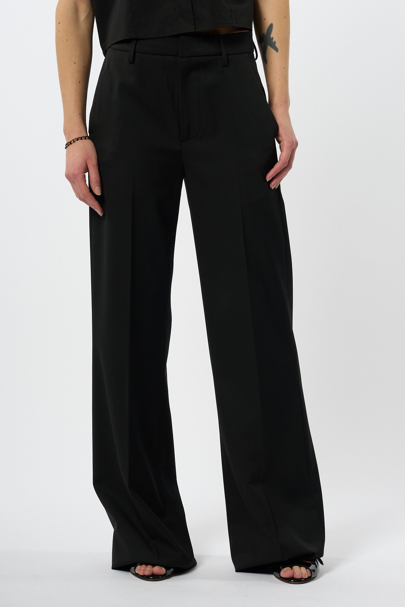 Dondup Pantalone Janice Nero Donna-3