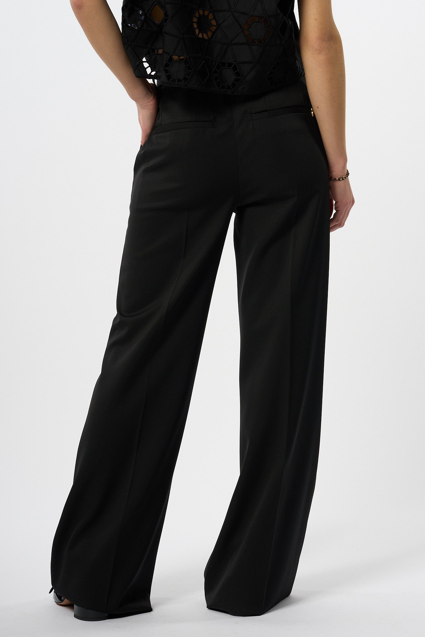 Dondup Pantalone Janice Nero Donna-4