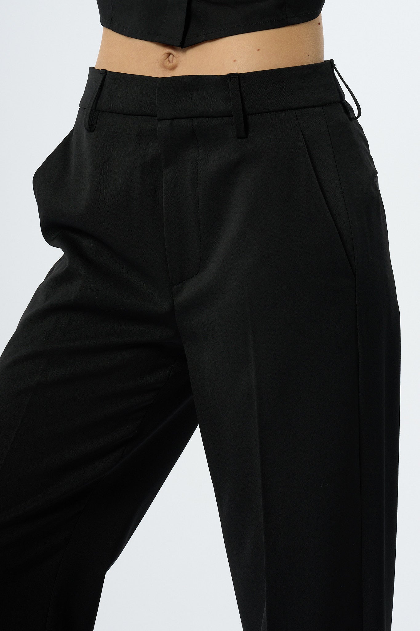 Dondup Pantalone Janice Nero Donna-5