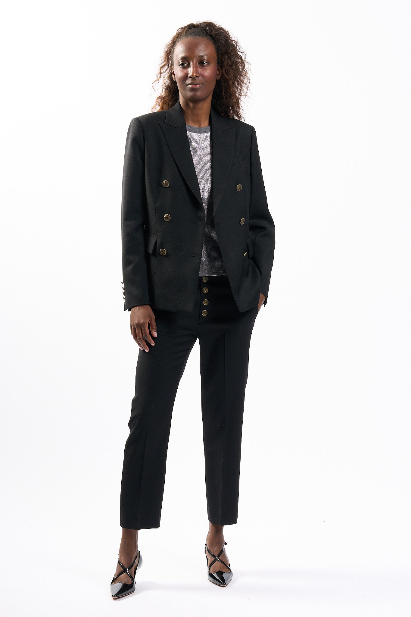Dondup Pantalone Nima Nero Donna-3