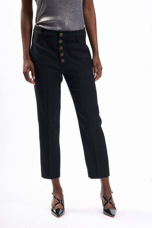 Dondup Pantalone Nima Nero Donna