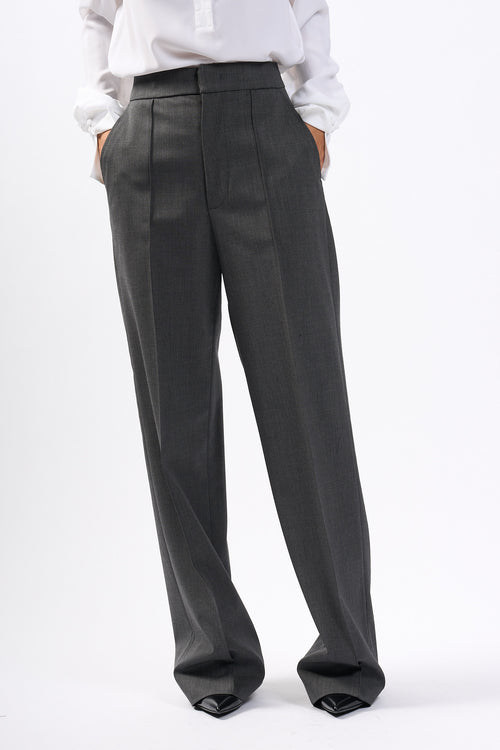 Dondup Pantalone Penni Grigio Donna-2