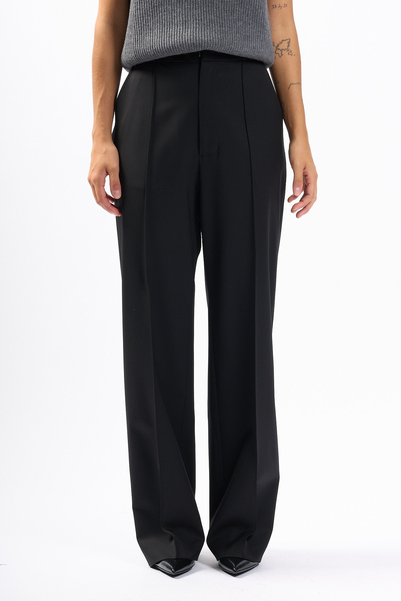 Dondup Pantalone Penni Nero Donna-4