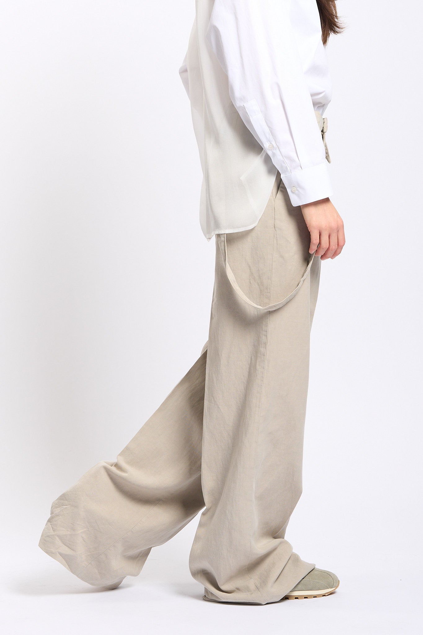 Dondup Pantalone Tecla Bretelle Lievito Donna-2