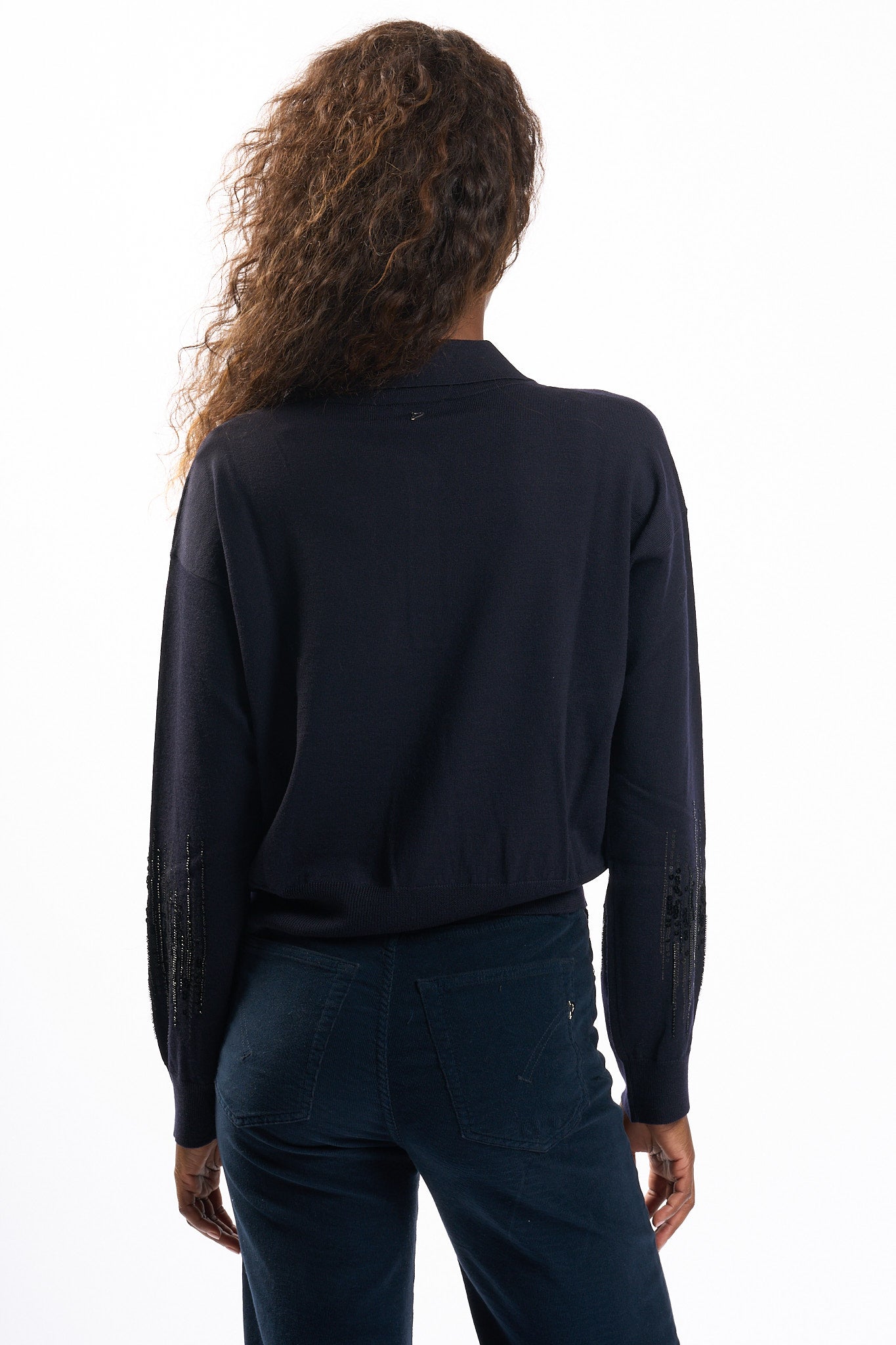 Dondup Polo Maglia Blu Donna-7