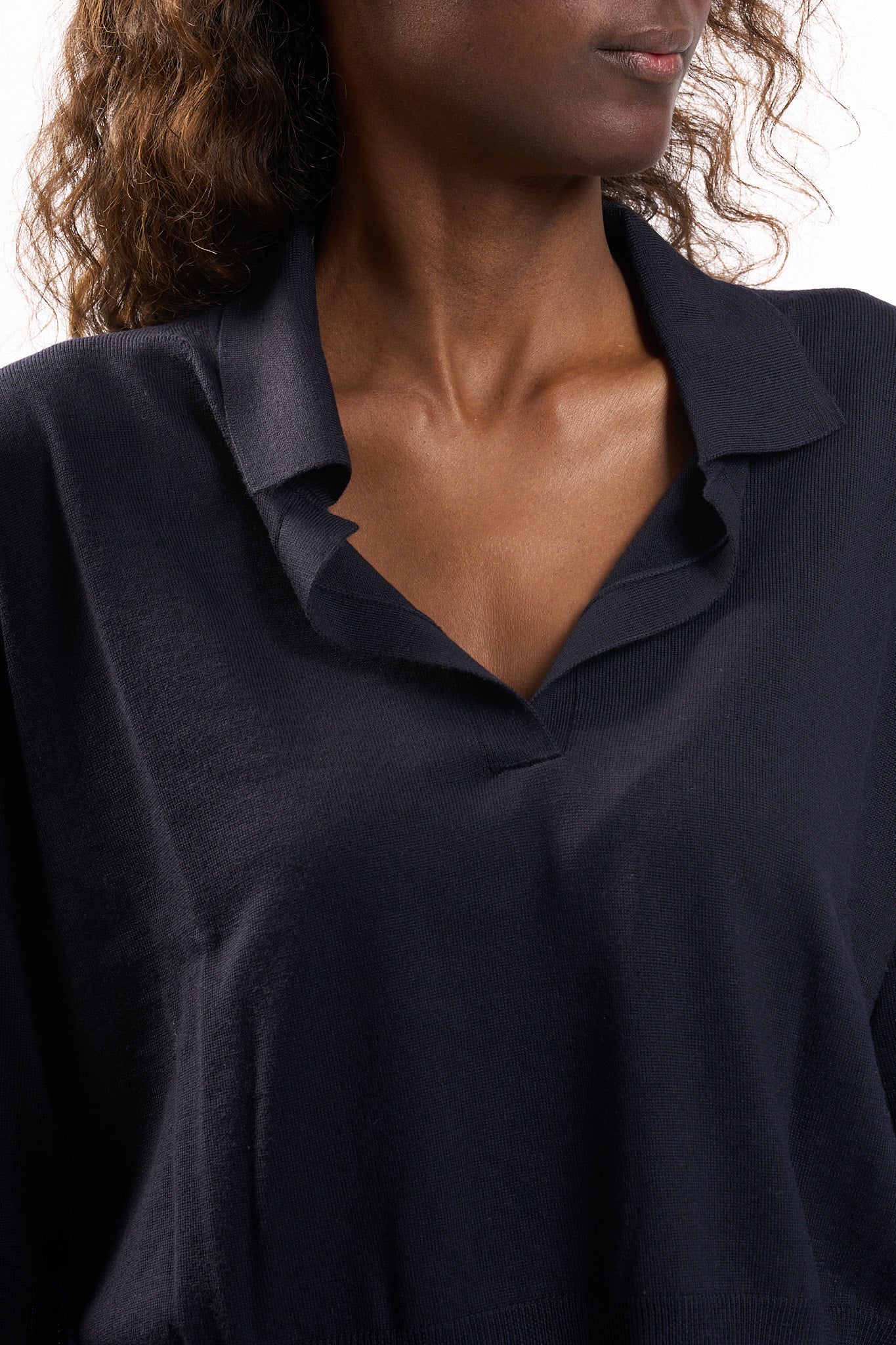 Dondup Polo Maglia Blu Donna-4