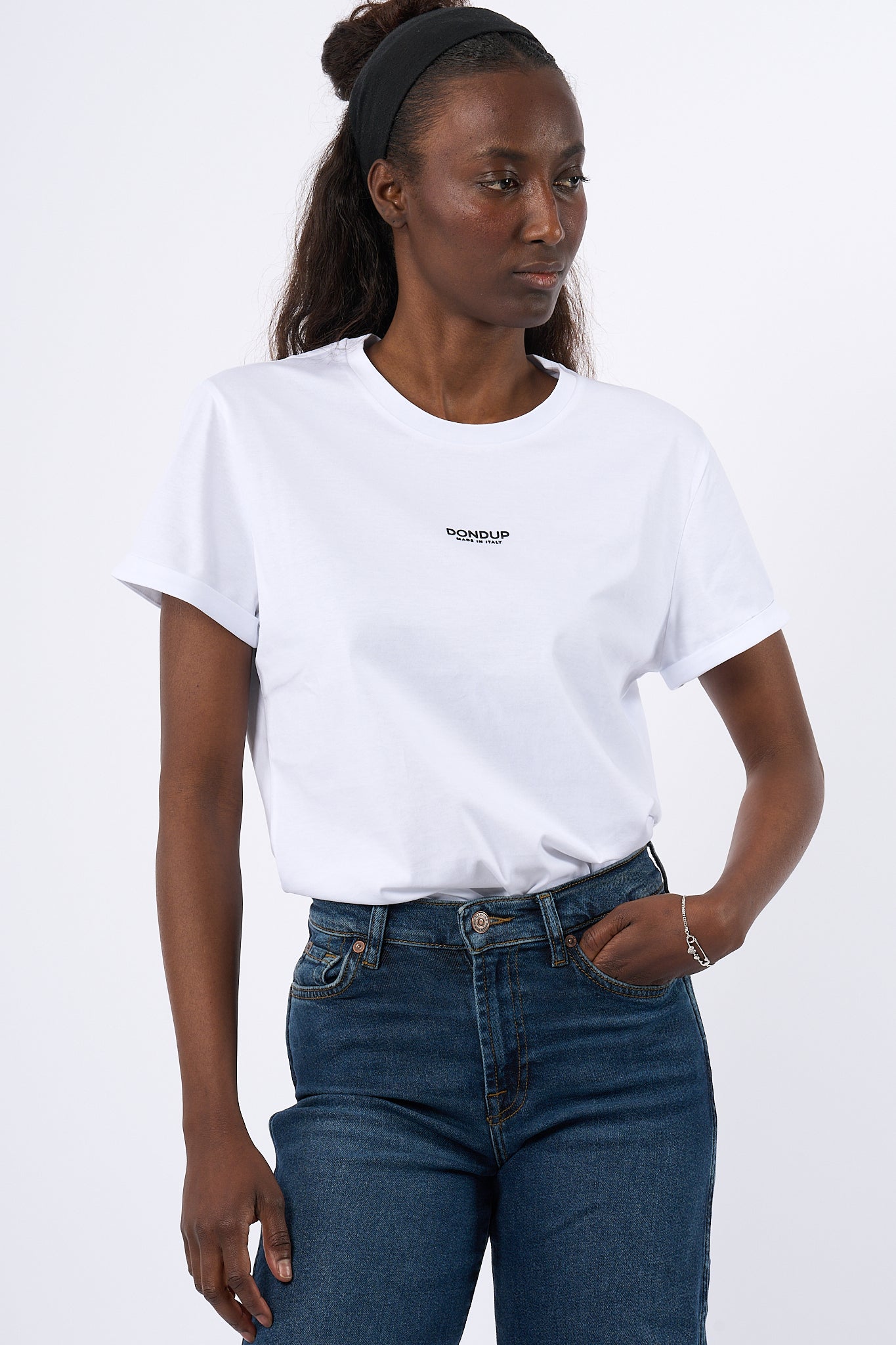 Dondup T-shirt Bianco Donna-4