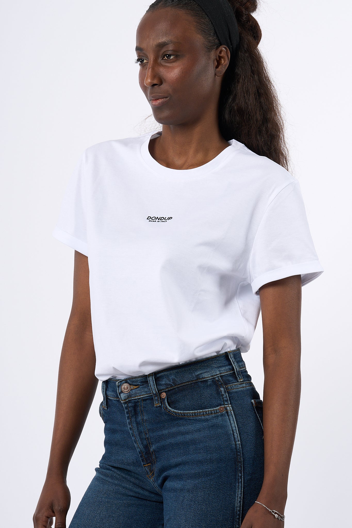 Dondup T-shirt Bianco Donna-1