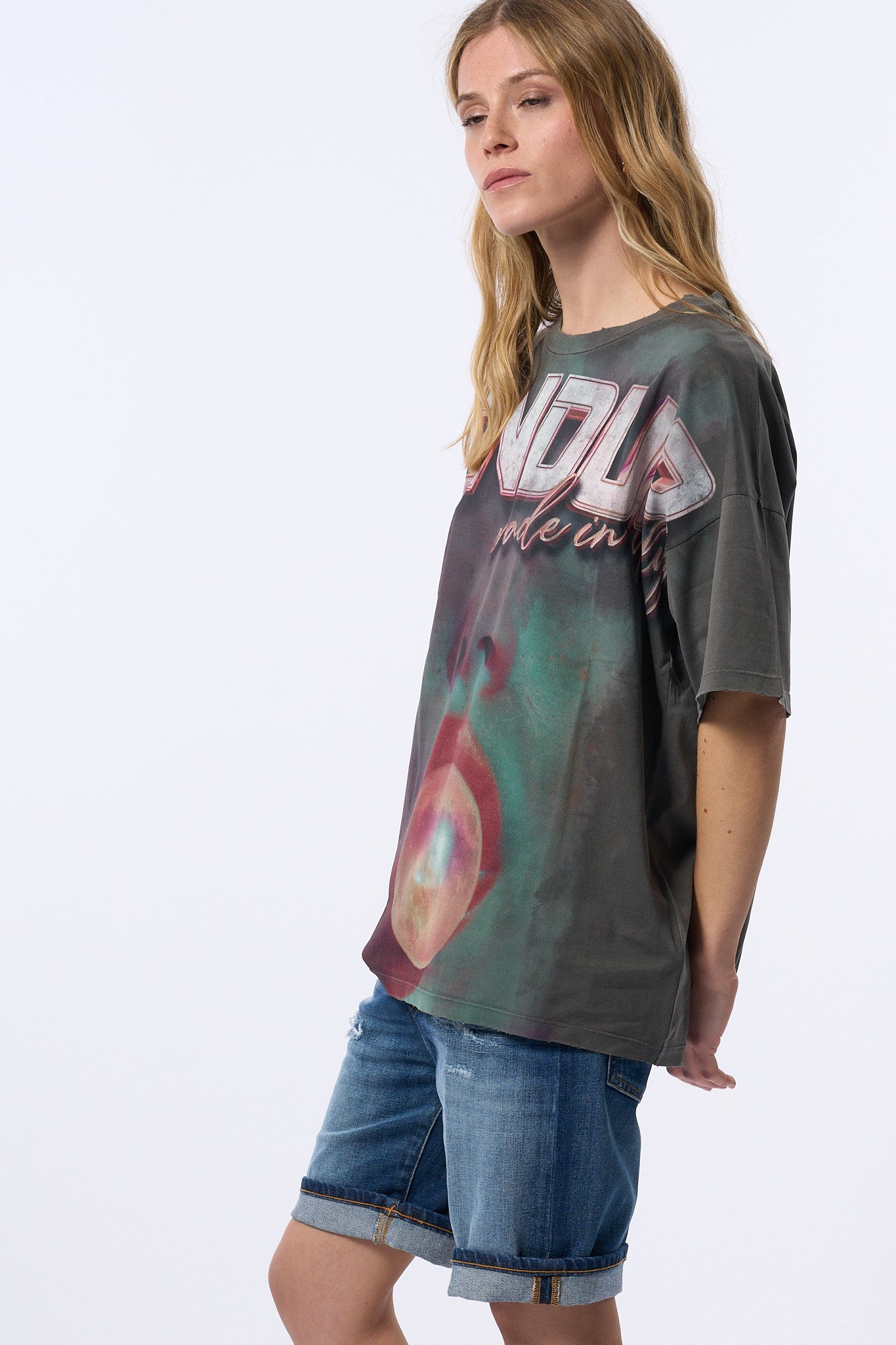 Dondup T-shirt Grigio Donna-4