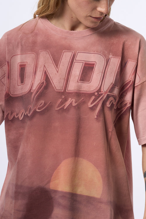 Dondup T-shirt Rosa Donna-2