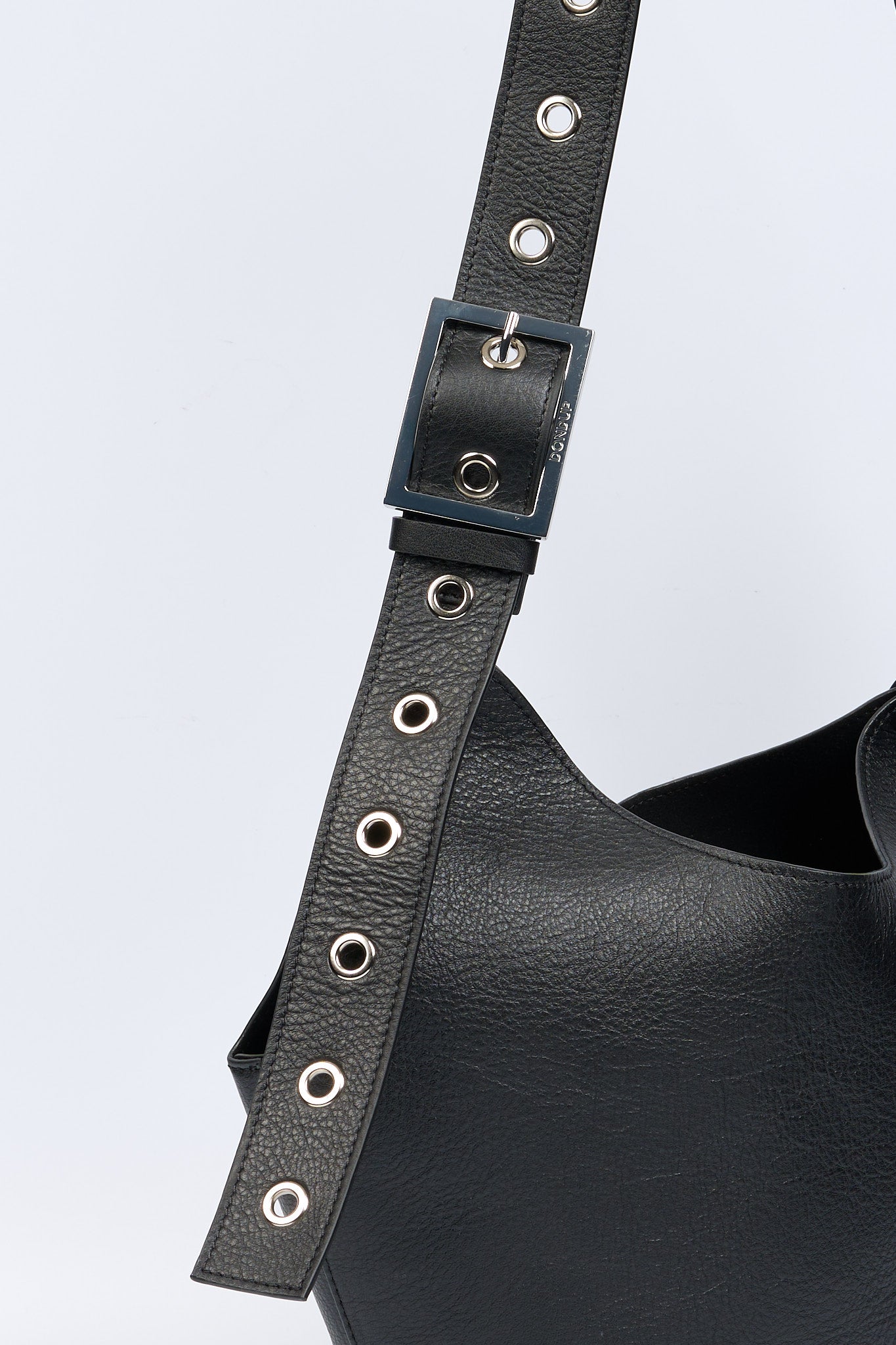 Dondup Borsa Small Hobo in Pelle Nero Donna-8