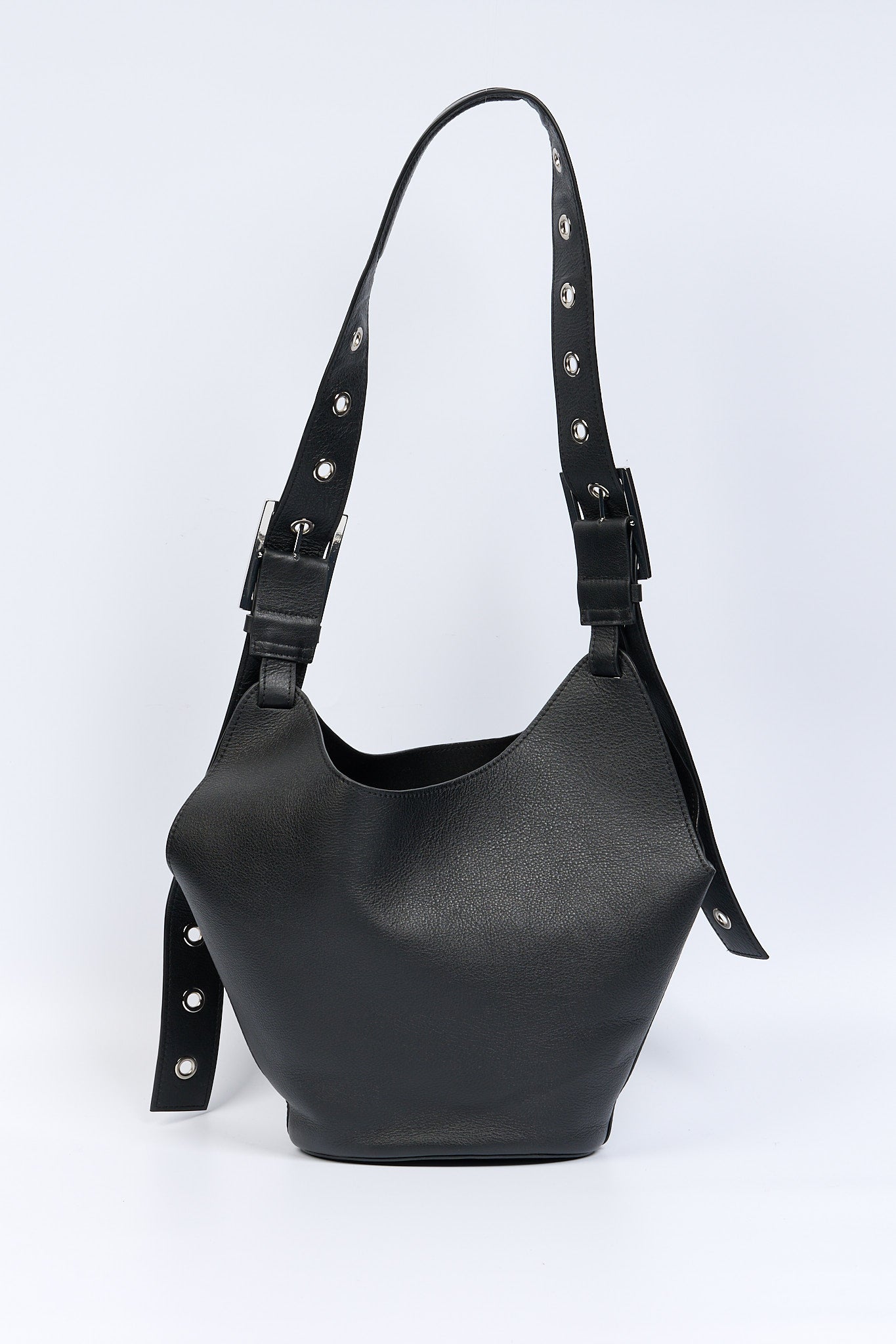 Dondup Borsa Small Hobo in Pelle Nero Donna-9