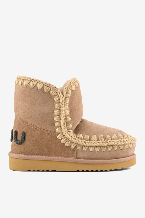 Mou Eskimo 18 Glitter Logo Cammello Donna in montone