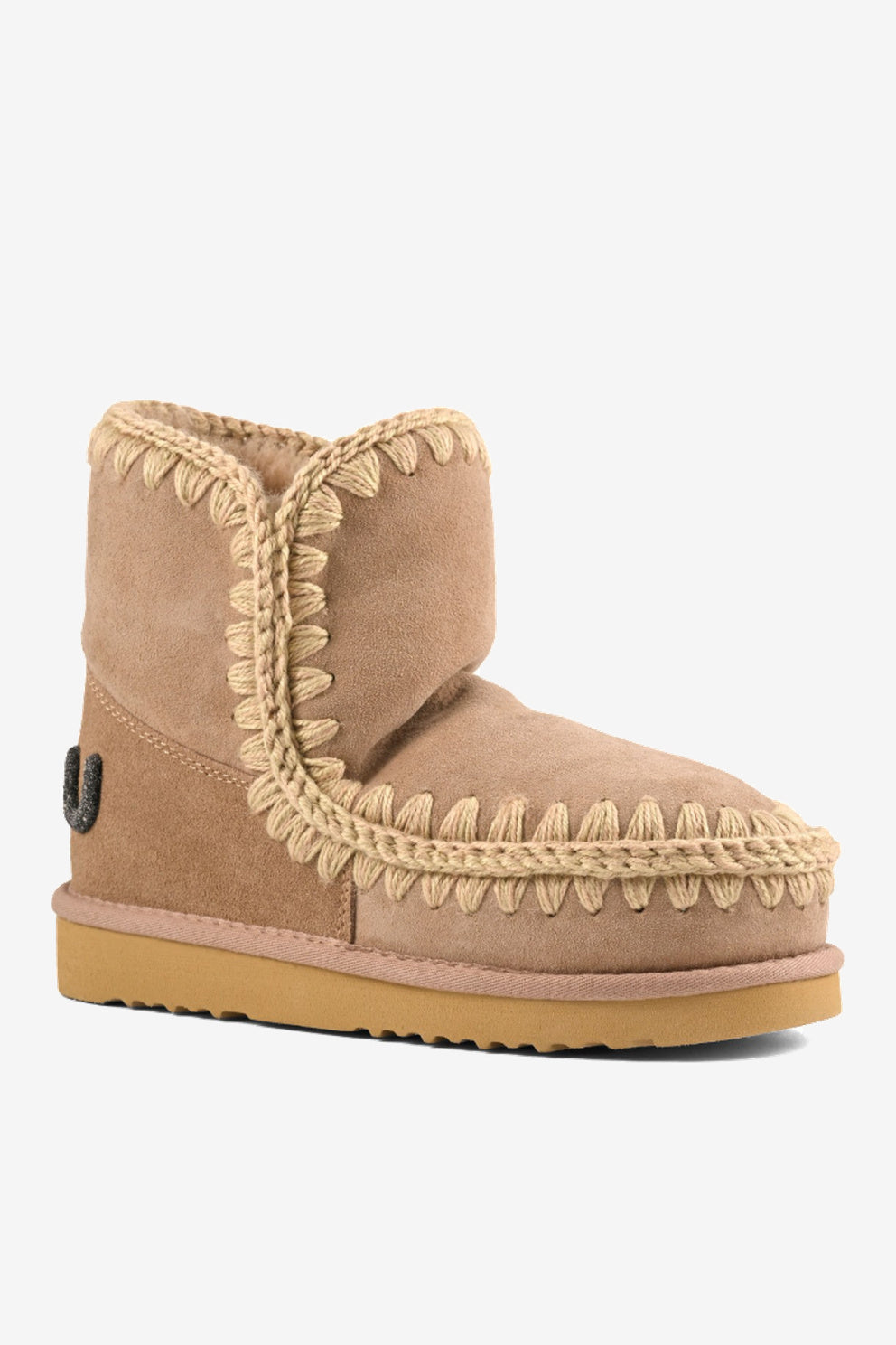 Mou Eskimo 18 Glitter Logo Cammello Donna in montone-5