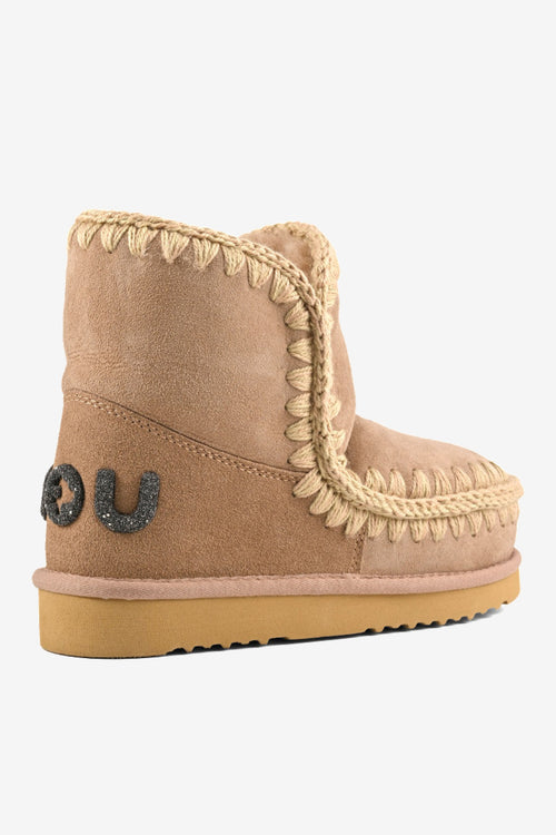Mou Eskimo 18 Glitter Logo Cammello Donna in montone-2