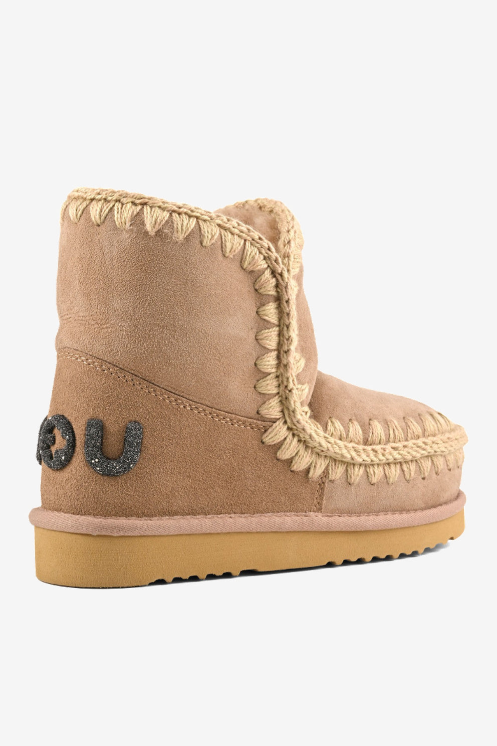 Mou Eskimo 18 Glitter Logo Cammello Donna in montone-2