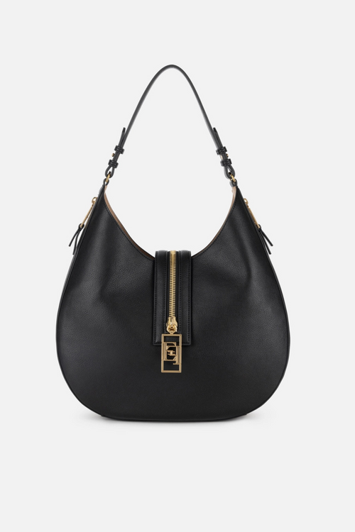 Elisabetta Franchi Large Hobo Bag Black Women