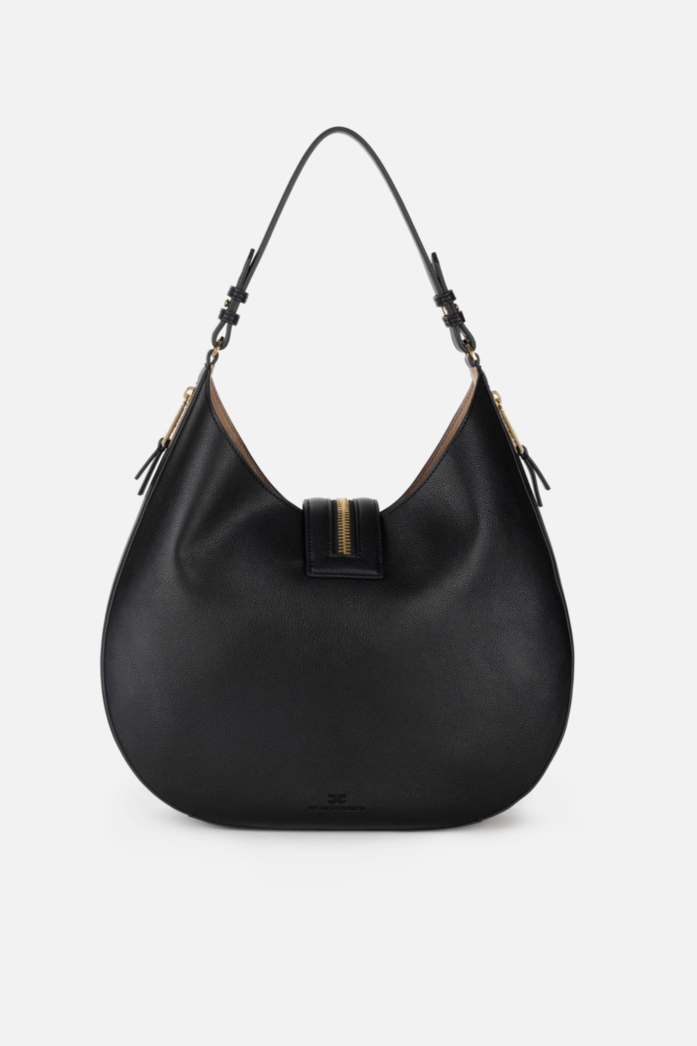 Elisabetta Franchi Large Hobo Bag Black Women-4