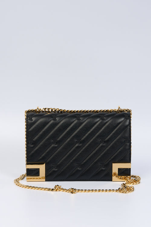 Elisabetta Franchi Chanel Large Bag Black