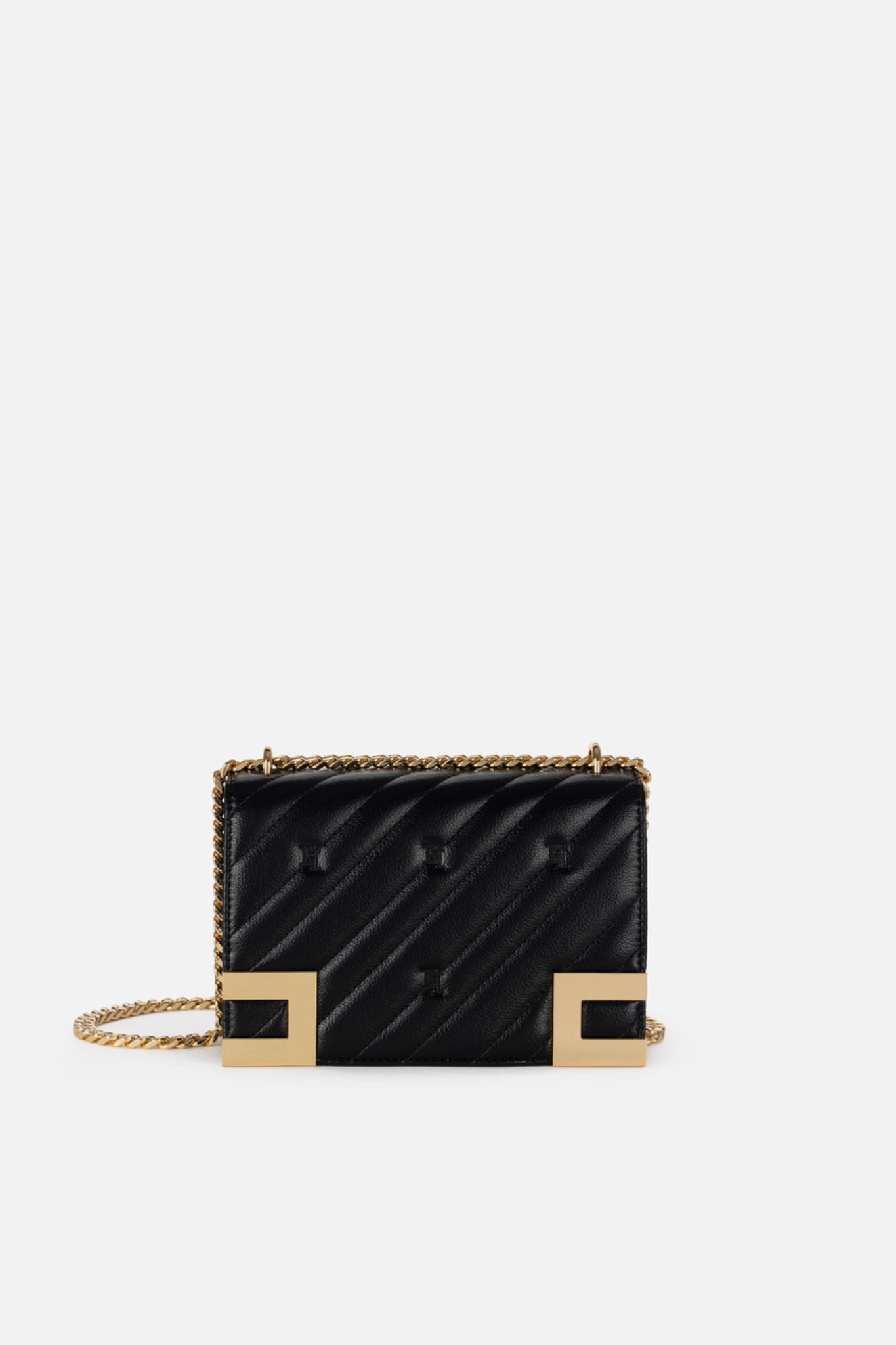 Elisabetta Franchi Medium Chanel Bag Black-1