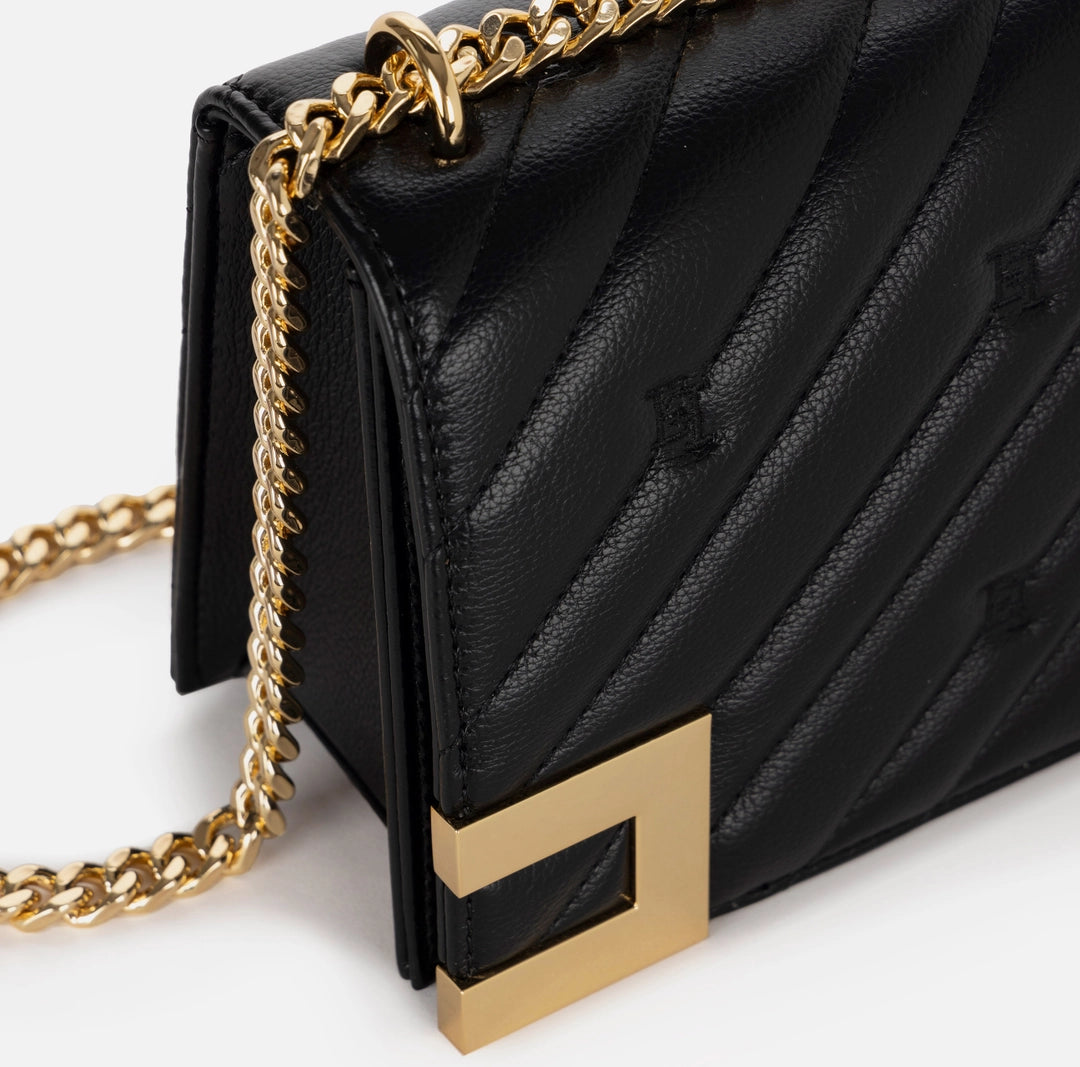 Elisabetta Franchi Medium Chanel Bag Black-5