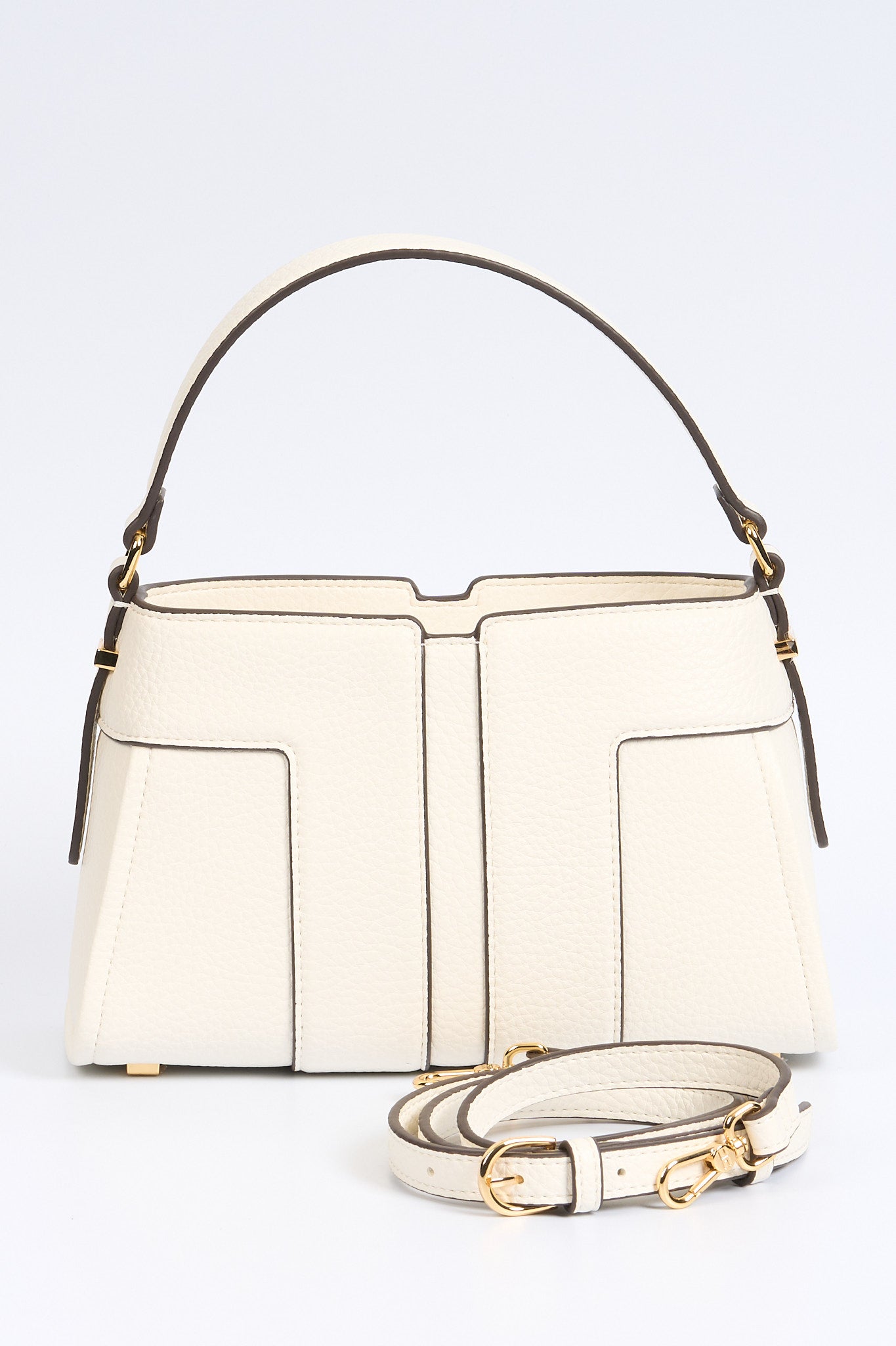 Elisabetta Franchi Borsa Tote Small Avorio Donna-6