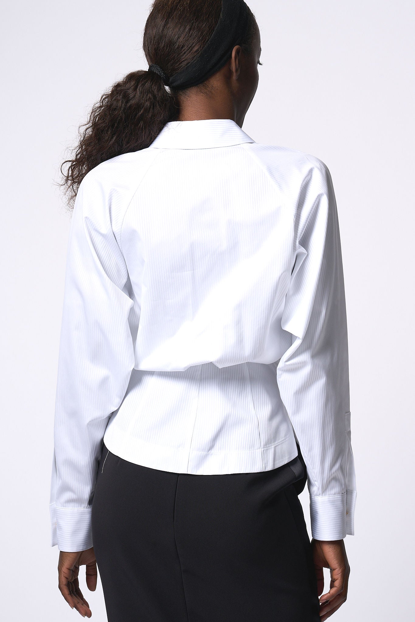 Elisabetta Franchi Camicia Con Spilla Bianco Donna-5