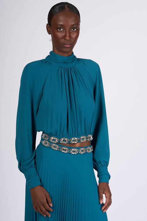 Elisabetta Franchi Women's Peacock Jewel Shirt-2