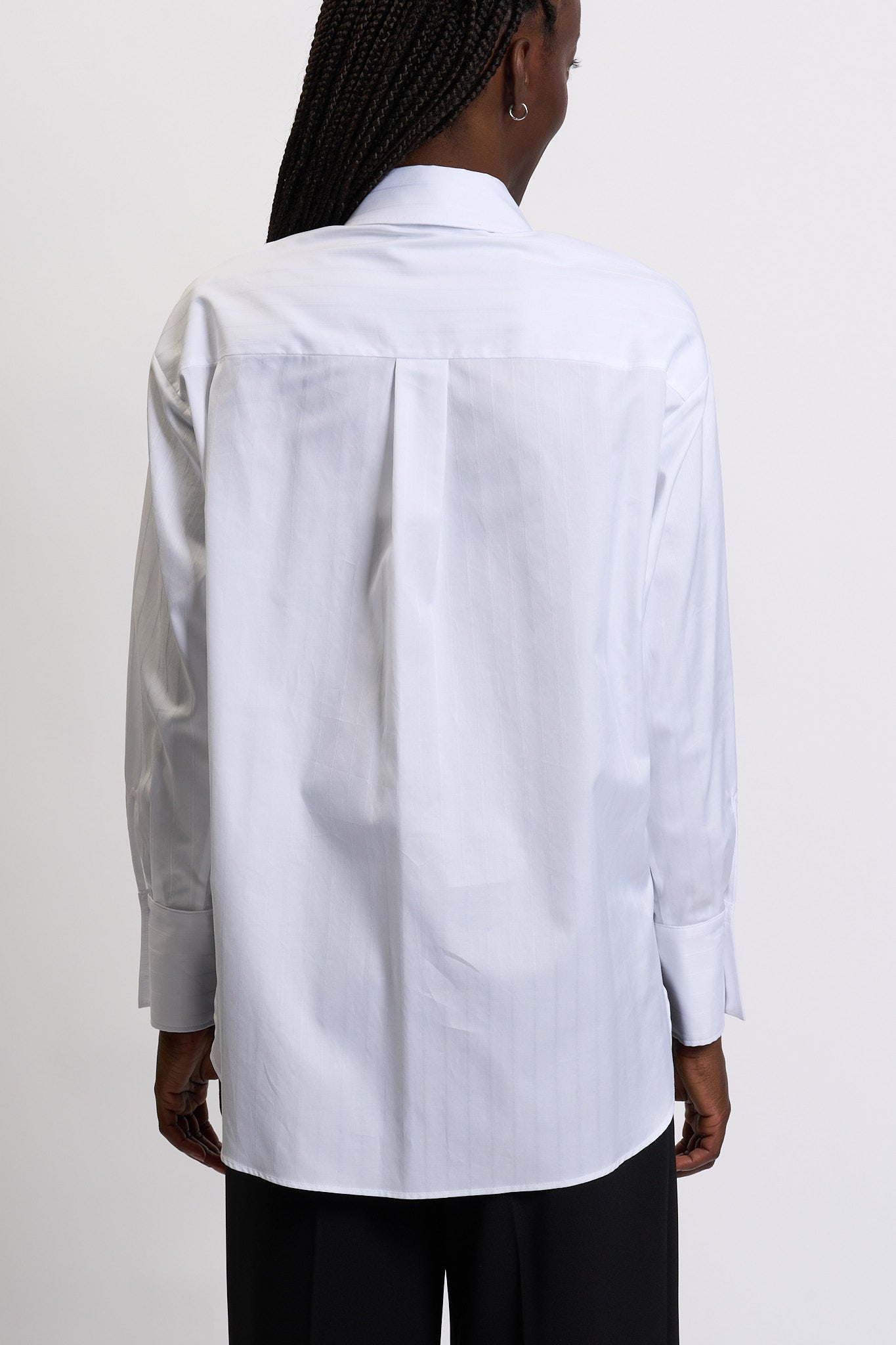 Elisabetta Franchi Camicia Over Bianco Donna-4