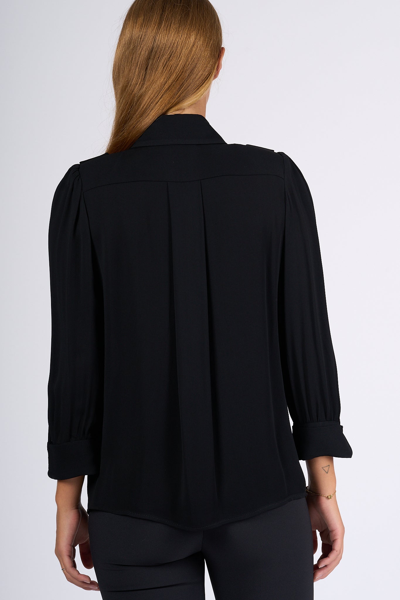 Elisabetta Franchi Camicia con Tasche Nero Donna-4