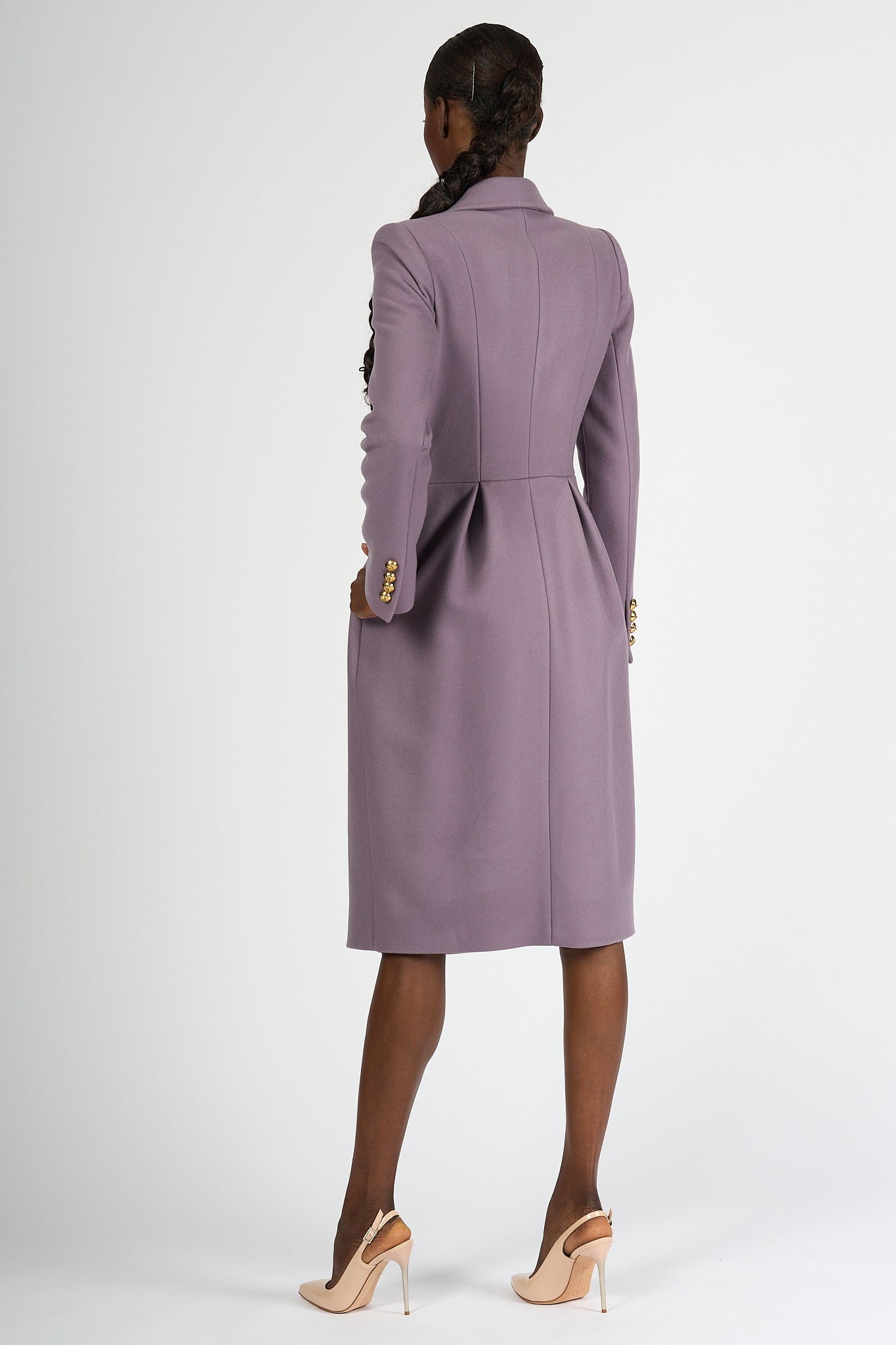 Elisabetta Franchi Cappotto Lilla Donna-4