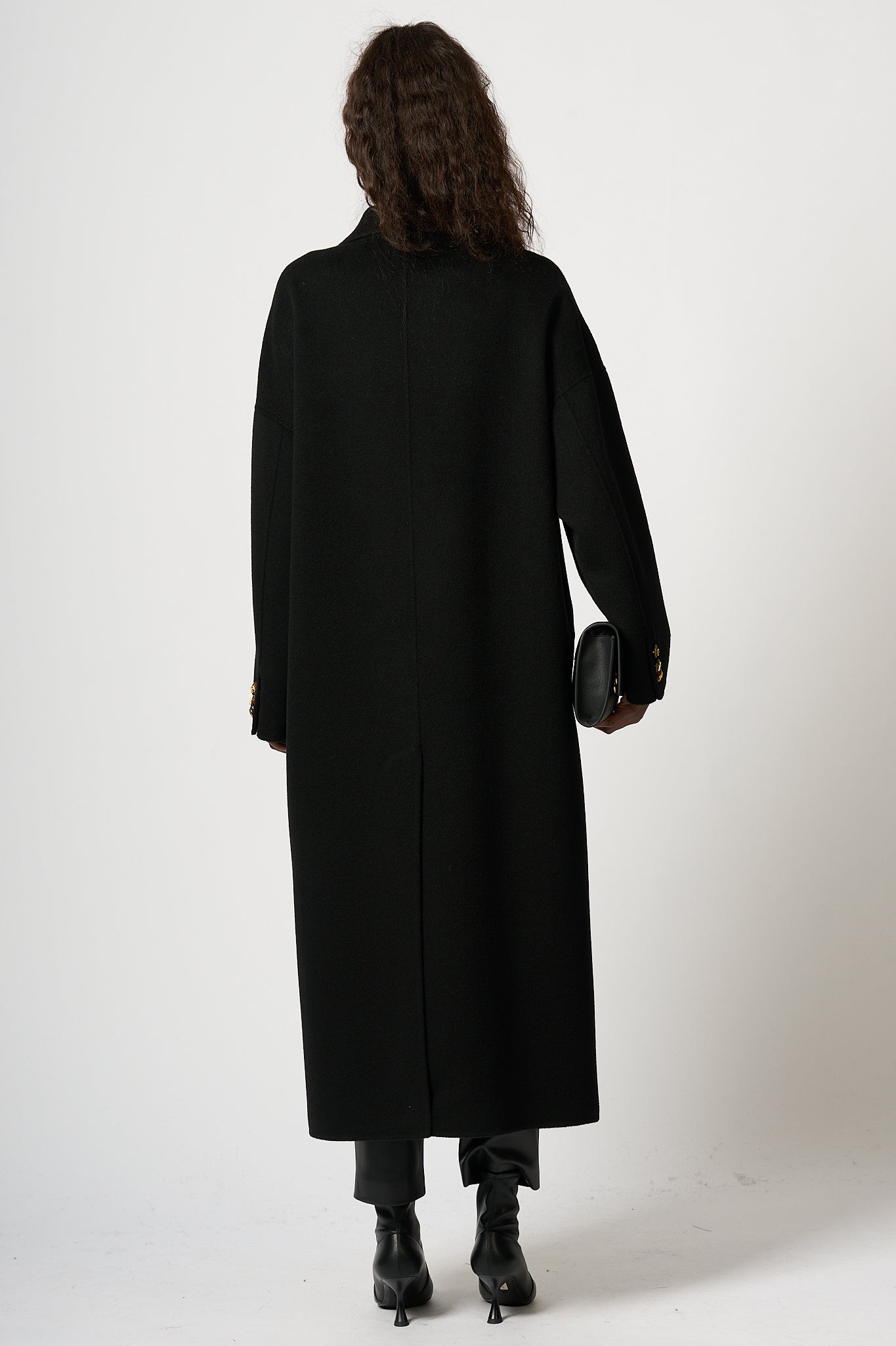 Elisabetta Franchi Overcoat Black Women-4