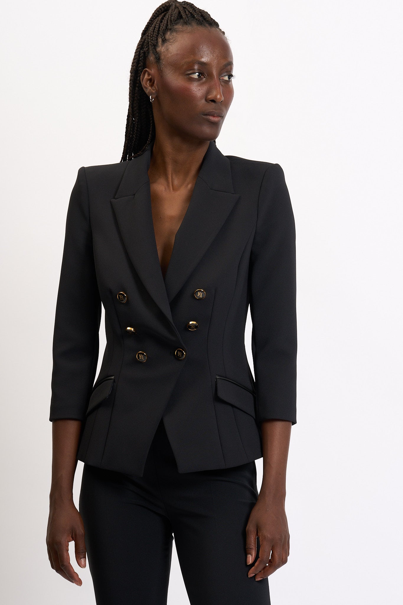 Elisabetta Franchi Giacca Balmain Nero Donna-1