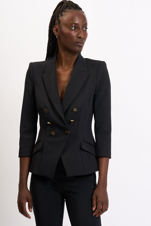 Elisabetta Franchi Giacca Balmain Nero Donna