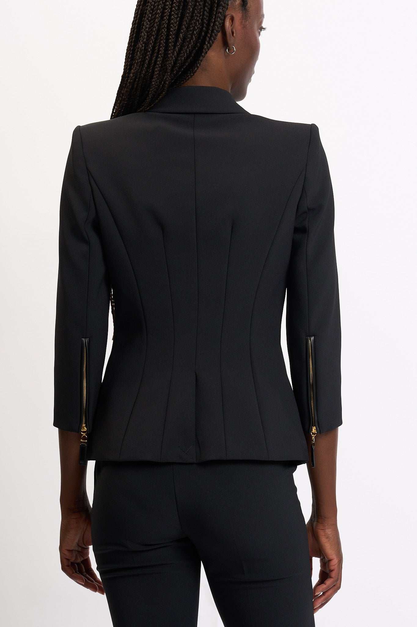 Elisabetta Franchi Giacca Balmain Nero Donna-2