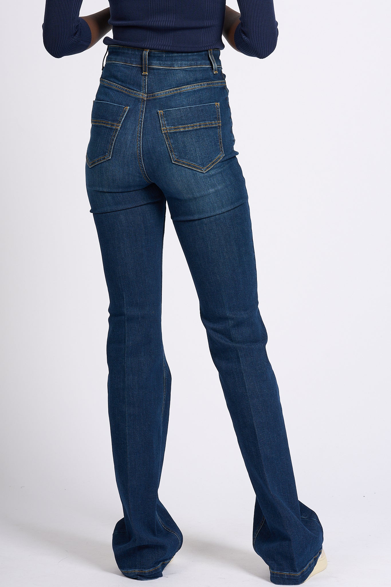 Elisabetta Franchi Jeans Zip Denim Donna-4