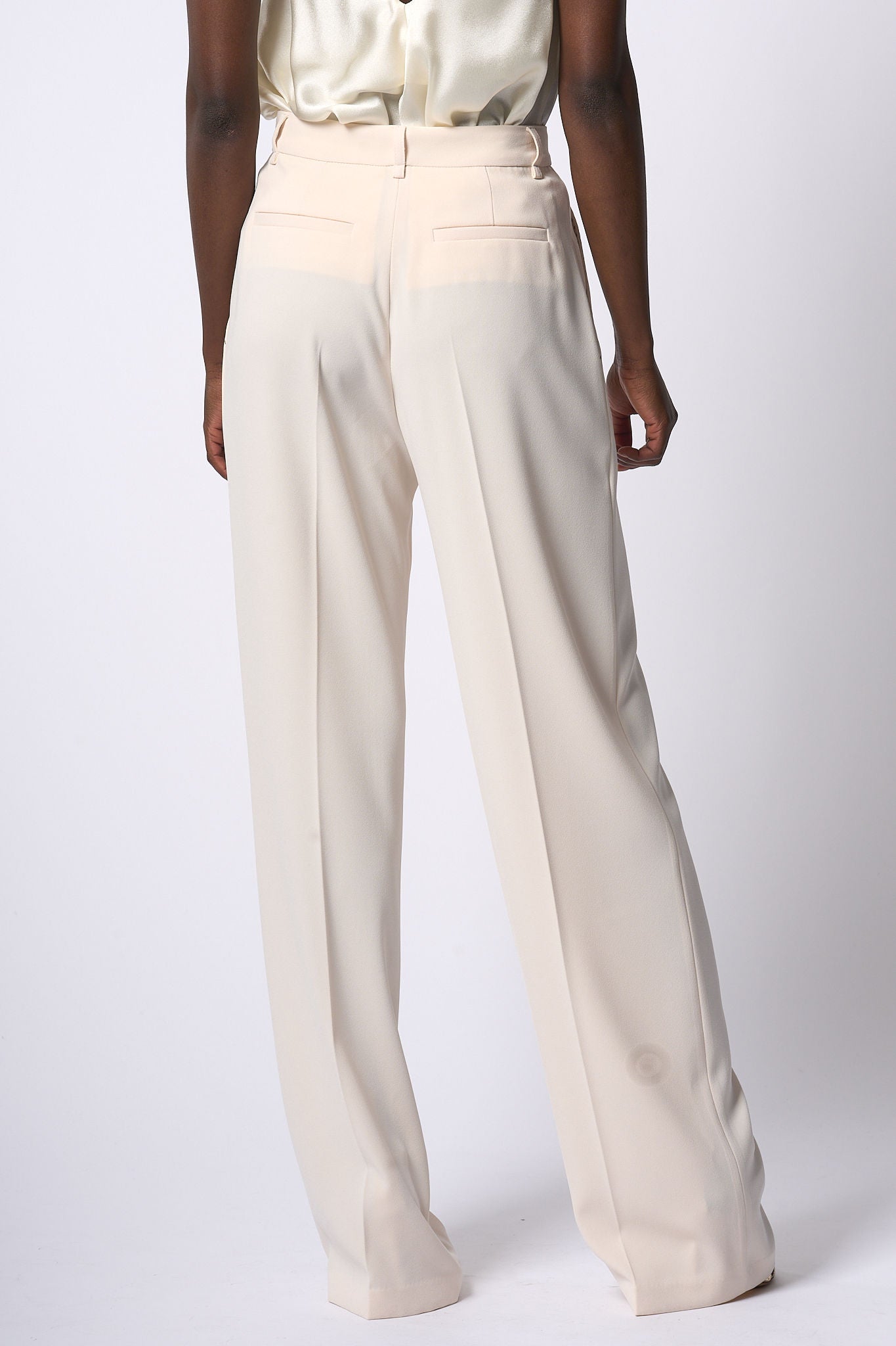 Elisabetta Franchi Pantalone Burro Donna-5