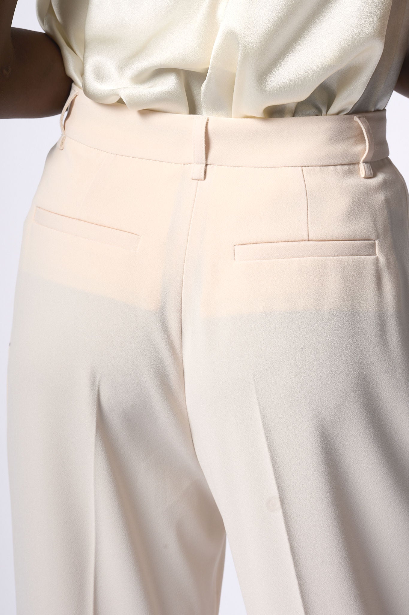 Elisabetta Franchi Pantalone Burro Donna-6