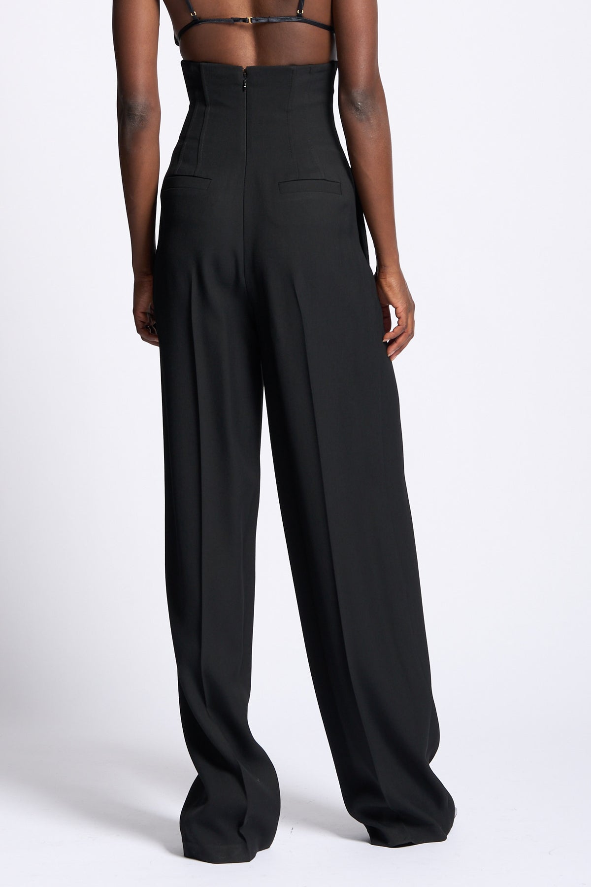 Elisabetta Franchi Pantalone Bustier Nero Donna-4