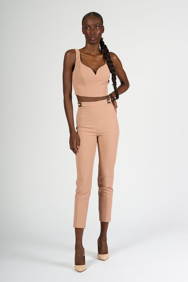 Elisabetta Franchi Pantalone Dritto Nude Donna-2