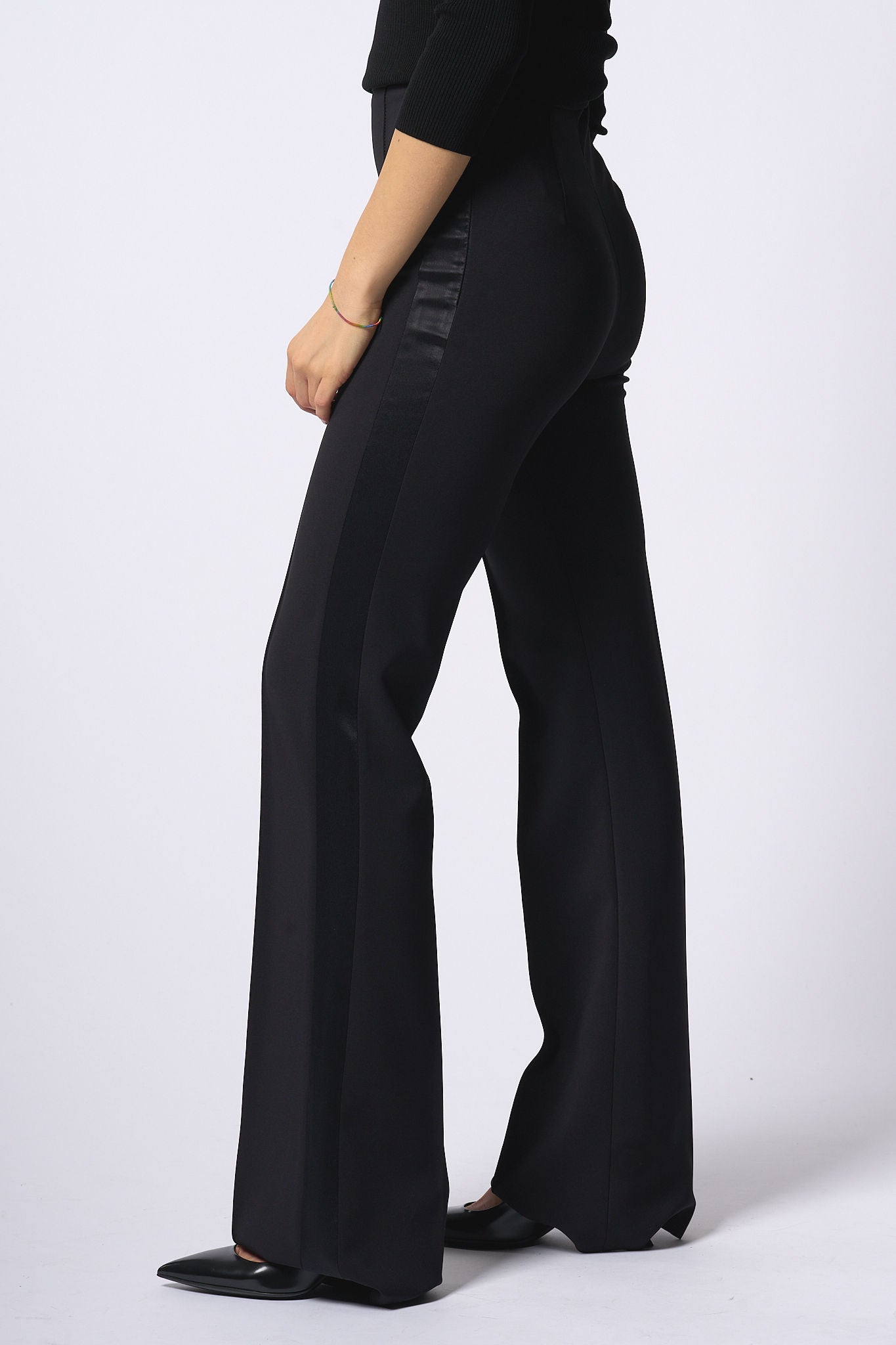 Elisabetta Franchi Pantalone Nero Donna-1