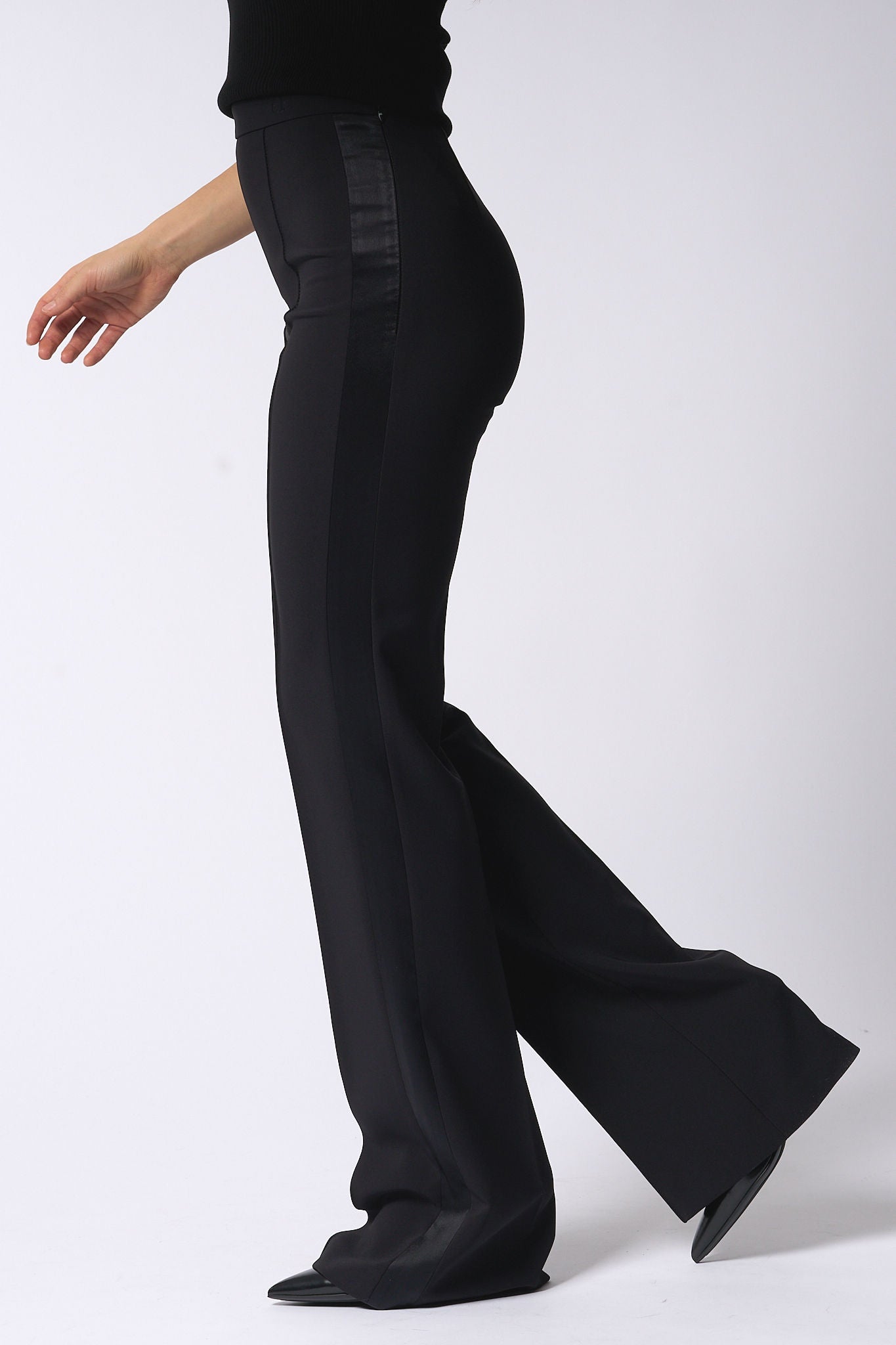 Elisabetta Franchi Pantalone Nero Donna-7