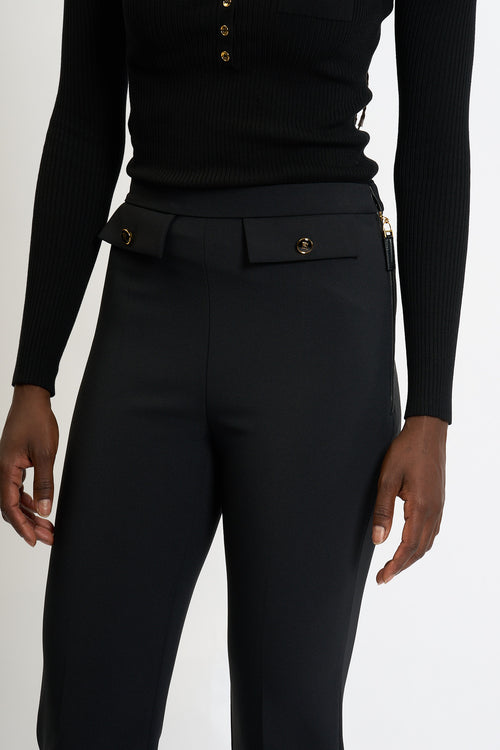 Elisabetta Franchi Pantalone Slim Nero Donna-2