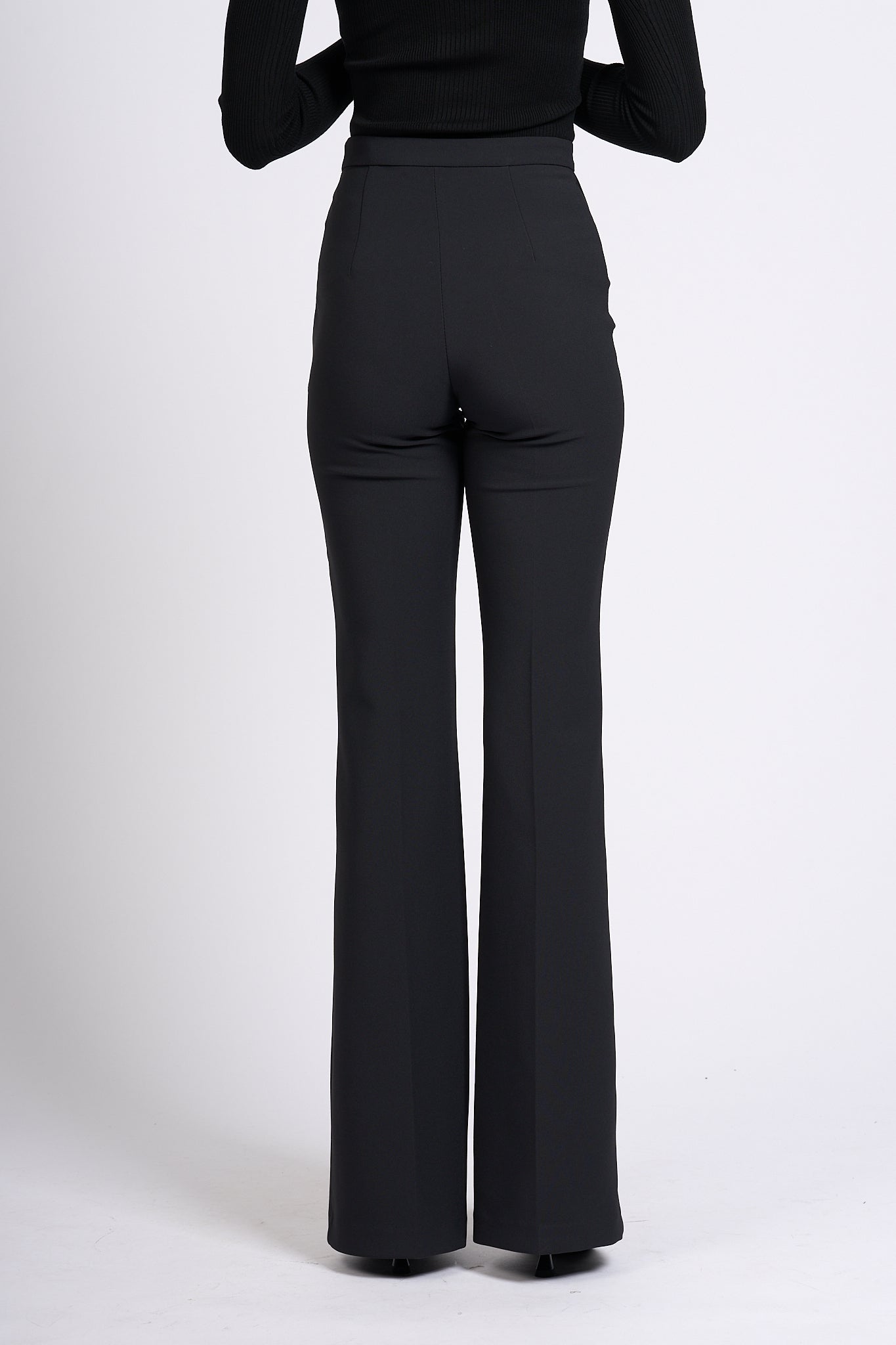 Elisabetta Franchi Palazzo Pants Black Women-6