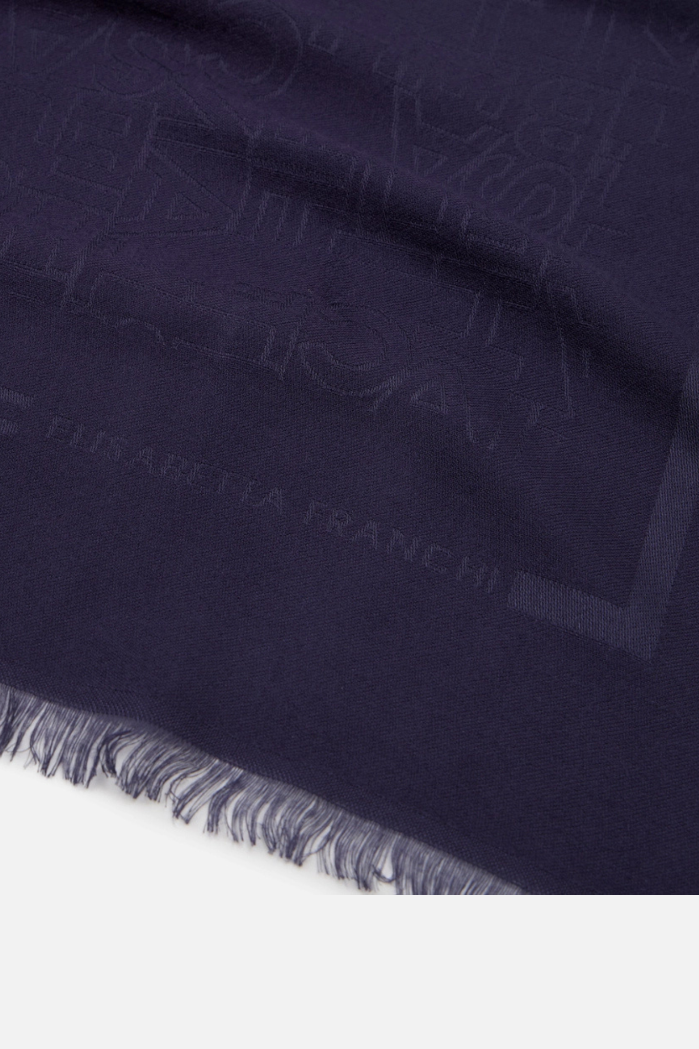 Elisabetta Franchi Navy Blue Pashmina Women-2