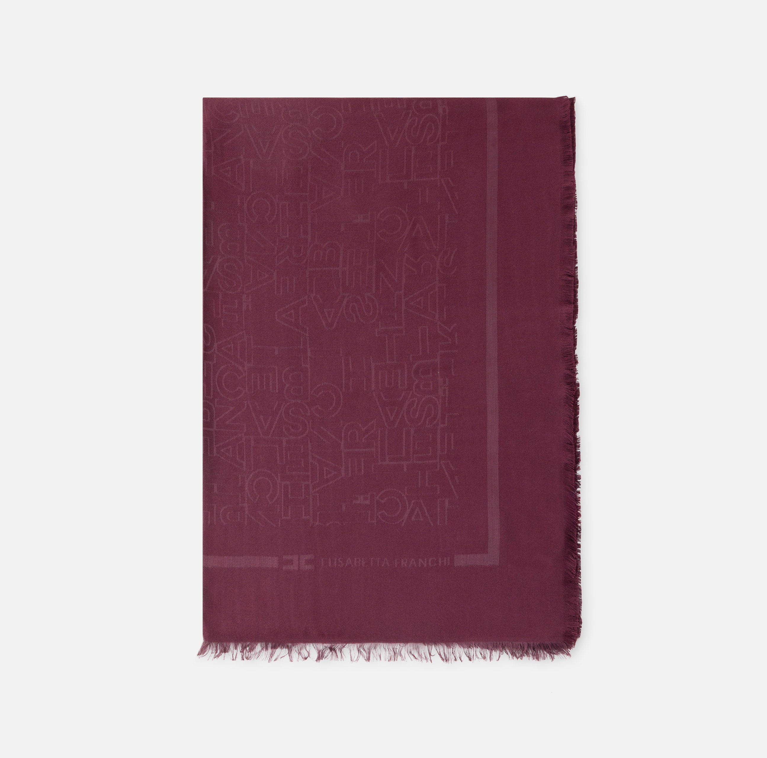 Elisabetta Franchi Pashmina Bordeaux Women-3